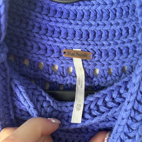 Free People | Women's Northern Lights Sleeveless Turtleneck Sweater Size XS - Picture 8 of 9